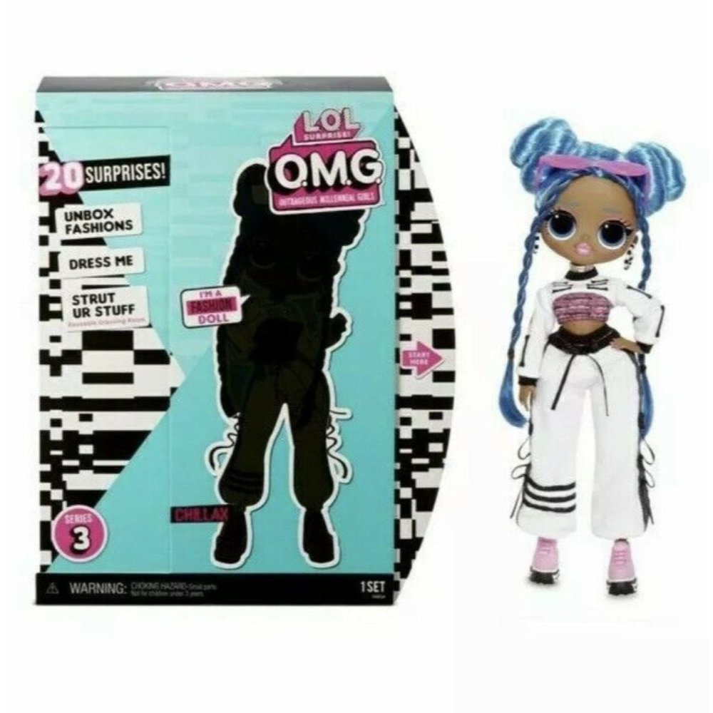 LOL Surprise Series 3 OMG Chillax Fashion Doll L.O.L. Doll with 20 Surprises